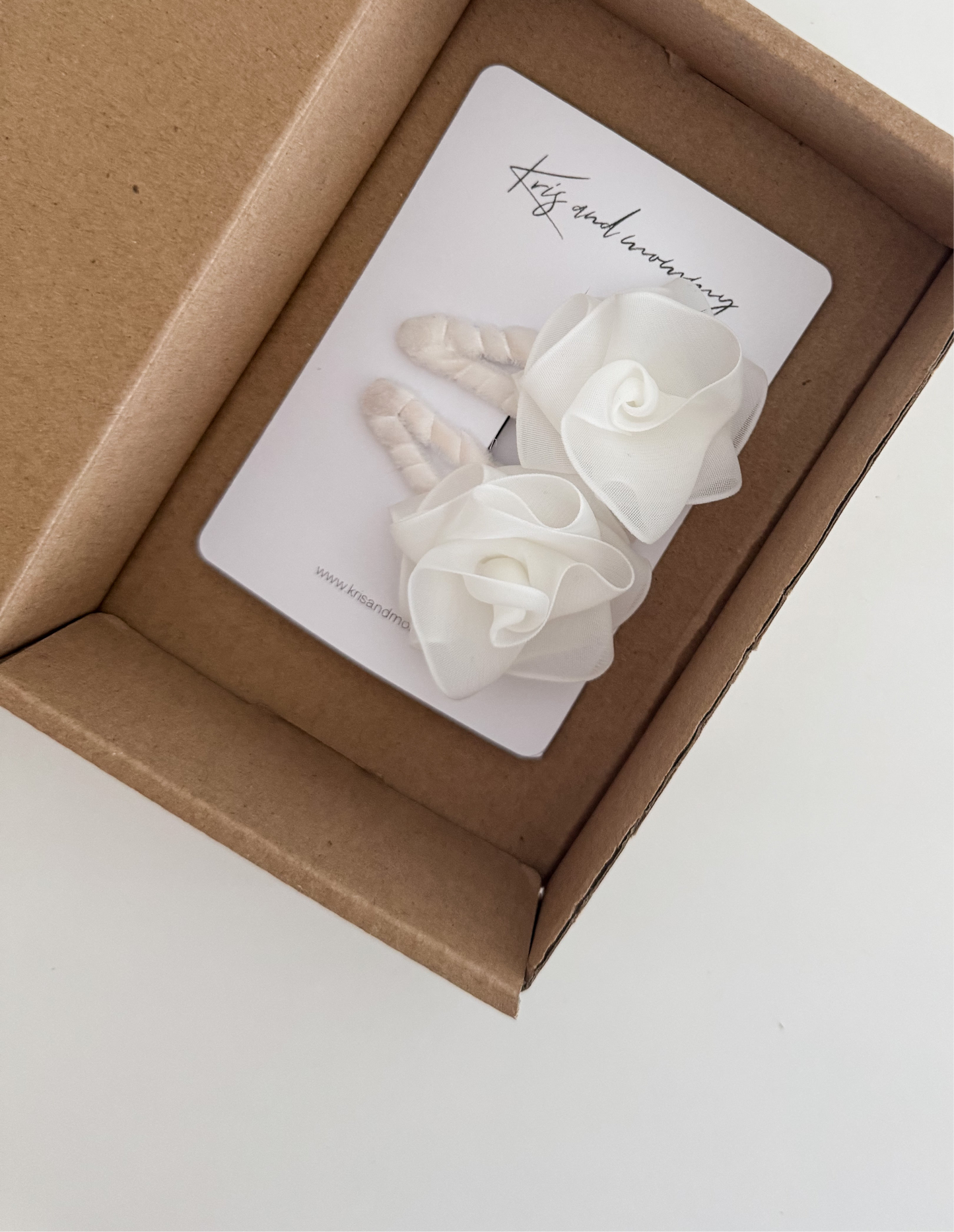 Set dveh špangic - Rose