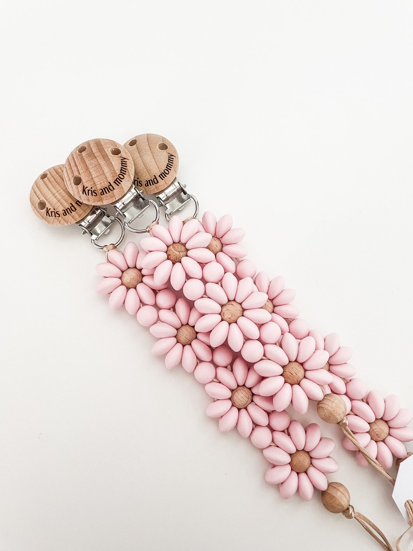Pacifier clip - Daisy/Kris - Small