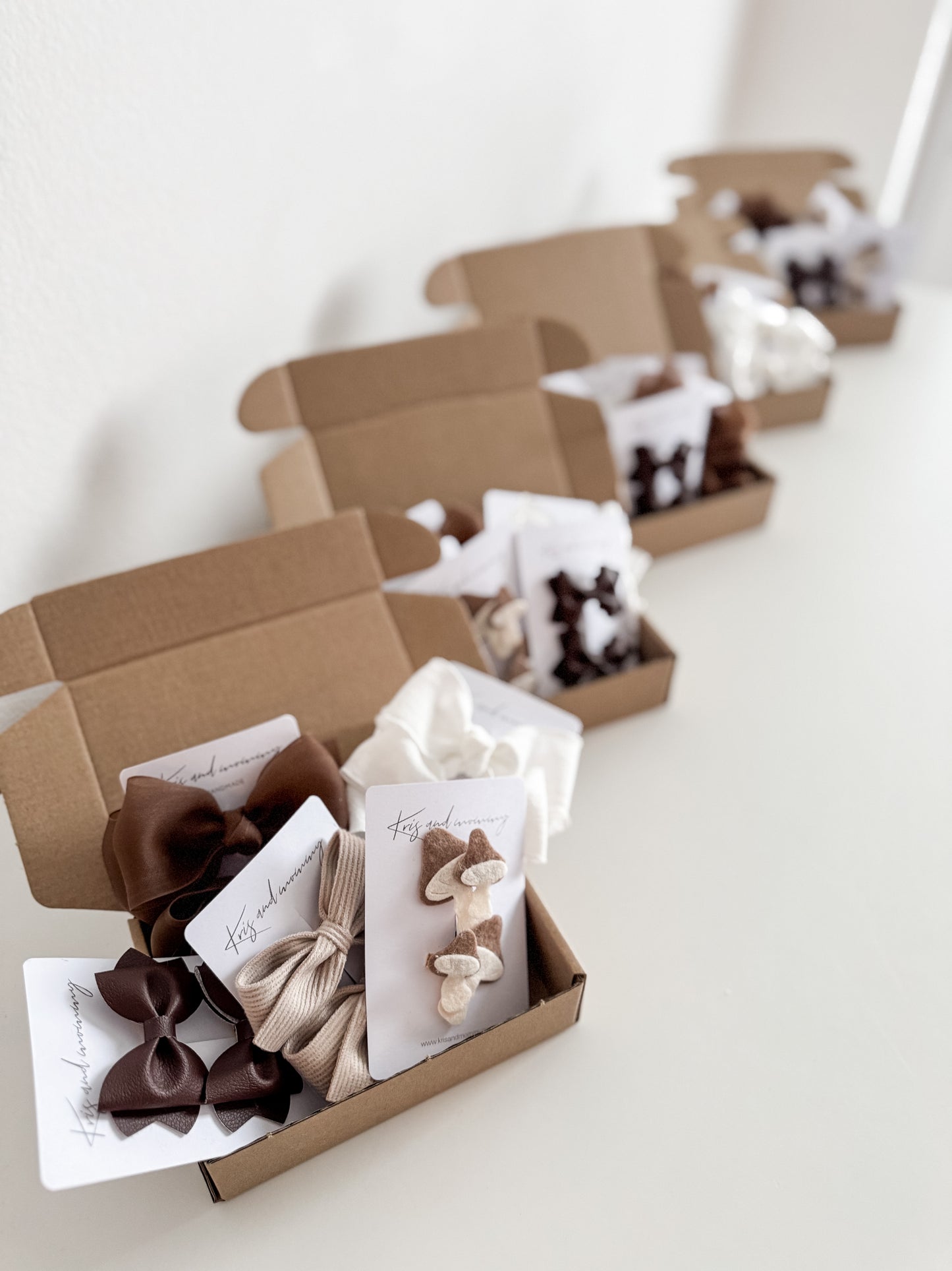 Set of 2 hairclips - Mushroom