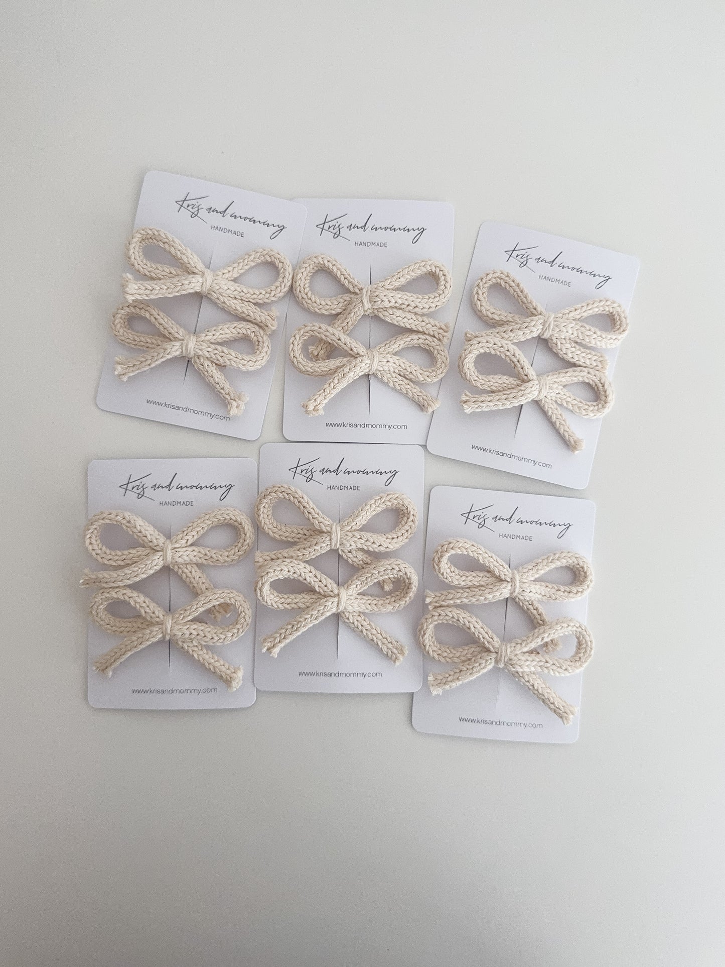Set dveh pentljic - Crochet Bow