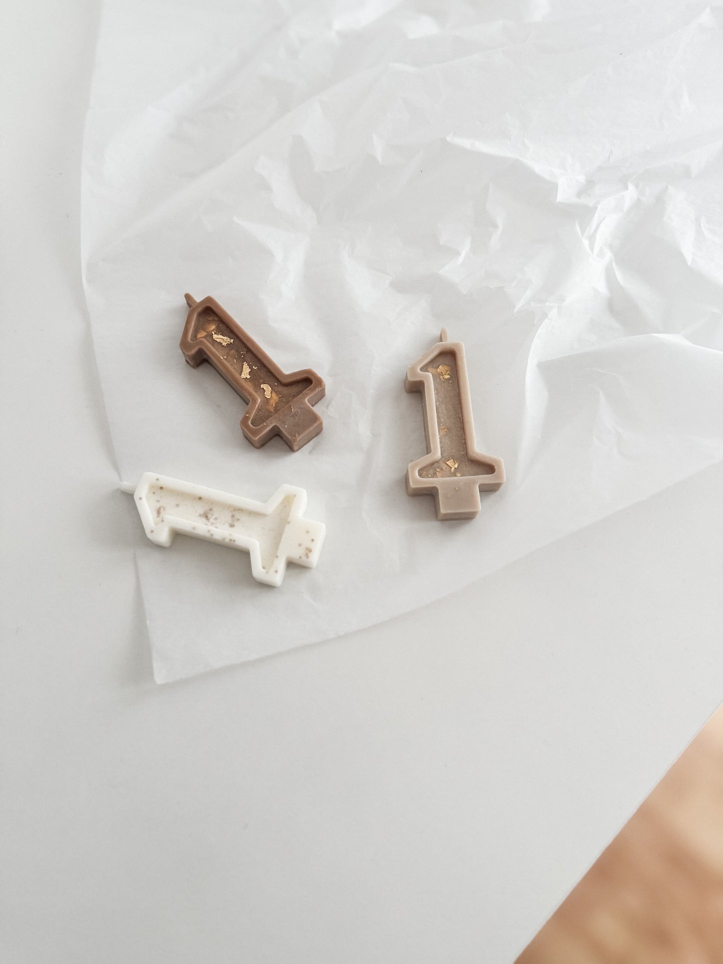 Rojstnodnevna svečka - Številka/Zlati lističi