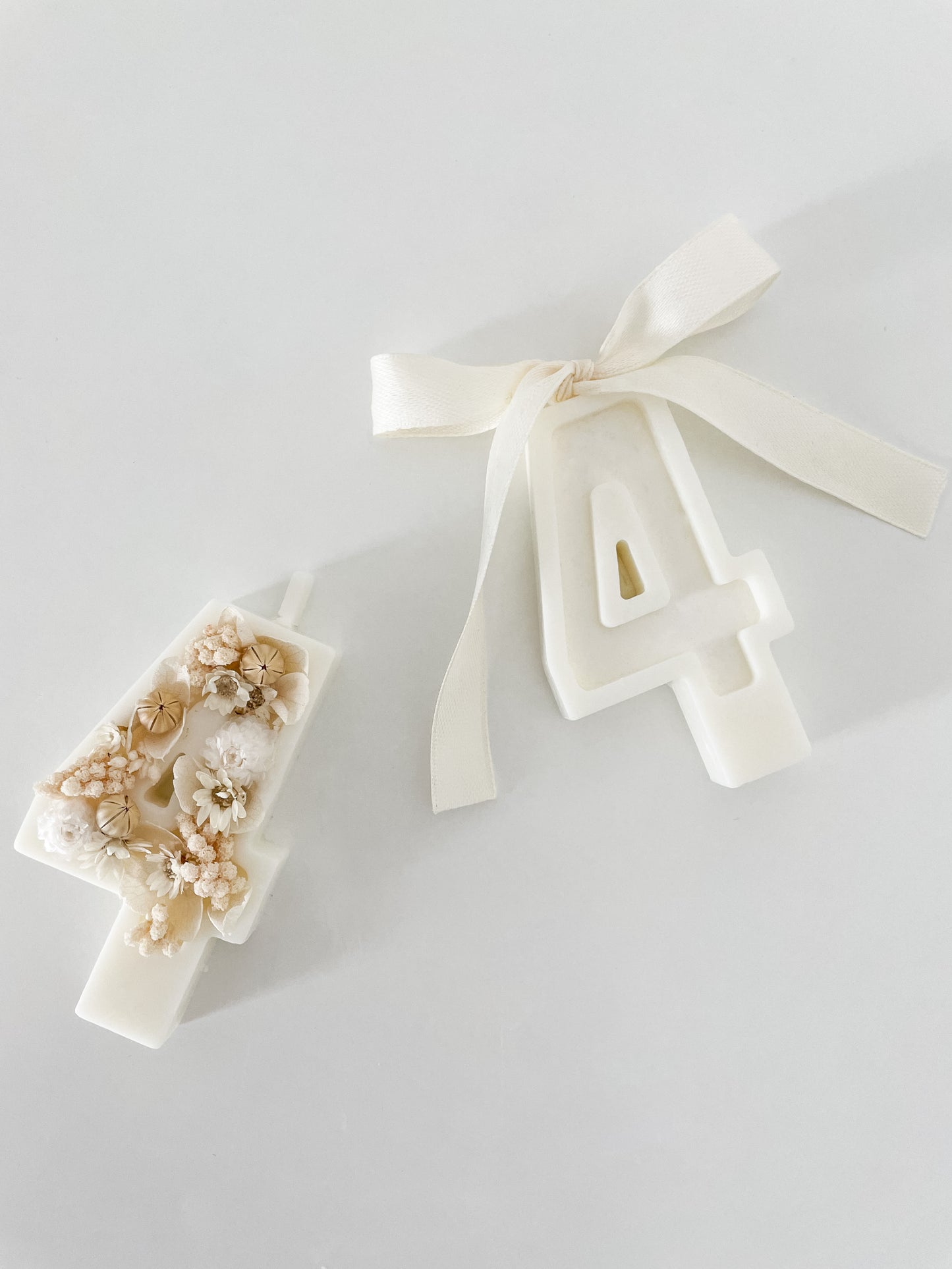 Rojstnodnevna svečka - Številka/Suho cvetje