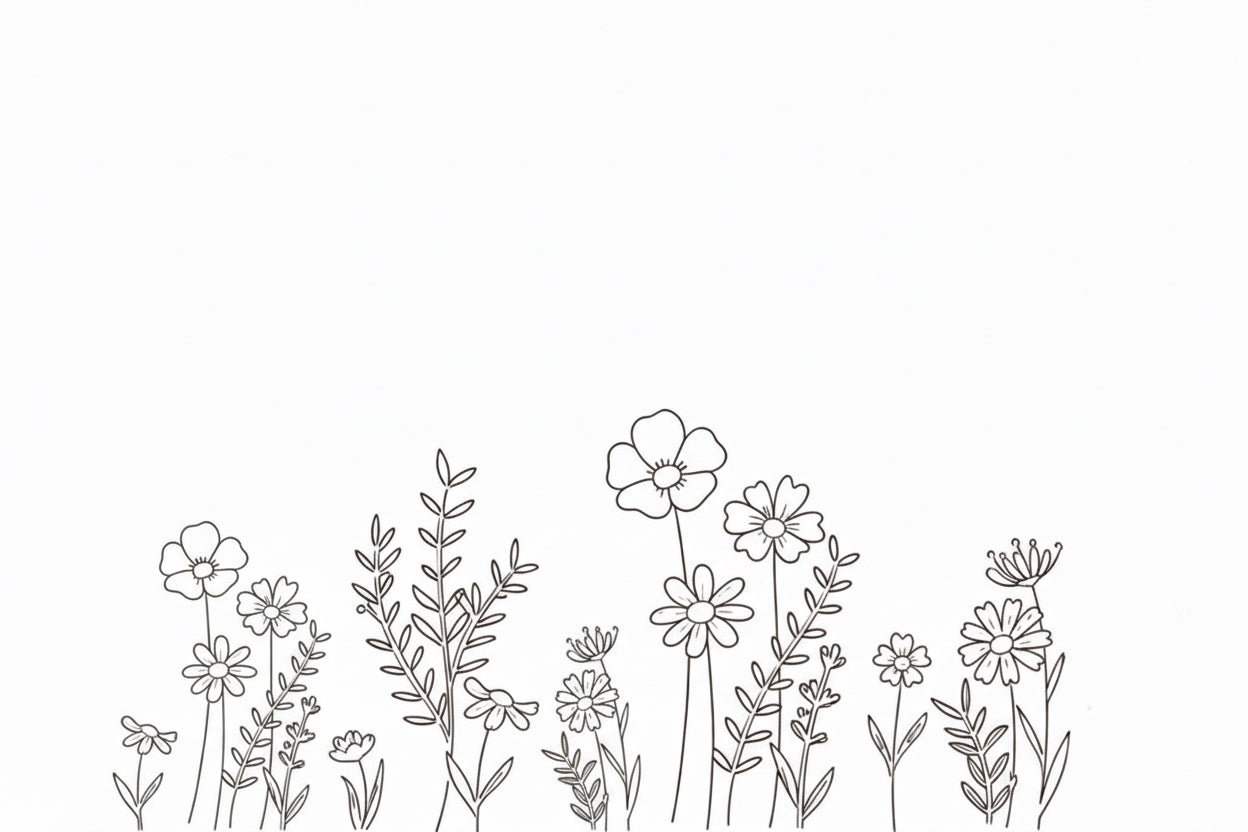 Cvetlično polje - stenska dekoracija