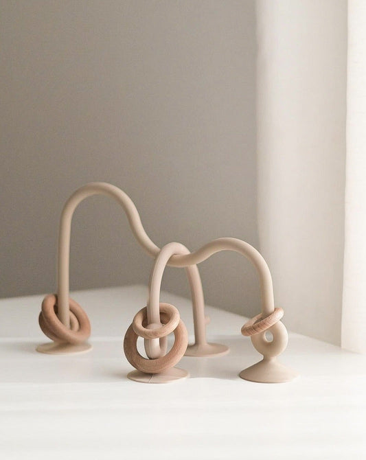 Lesena Aktivnostna in senzorična igrača za dojenčke, otroke