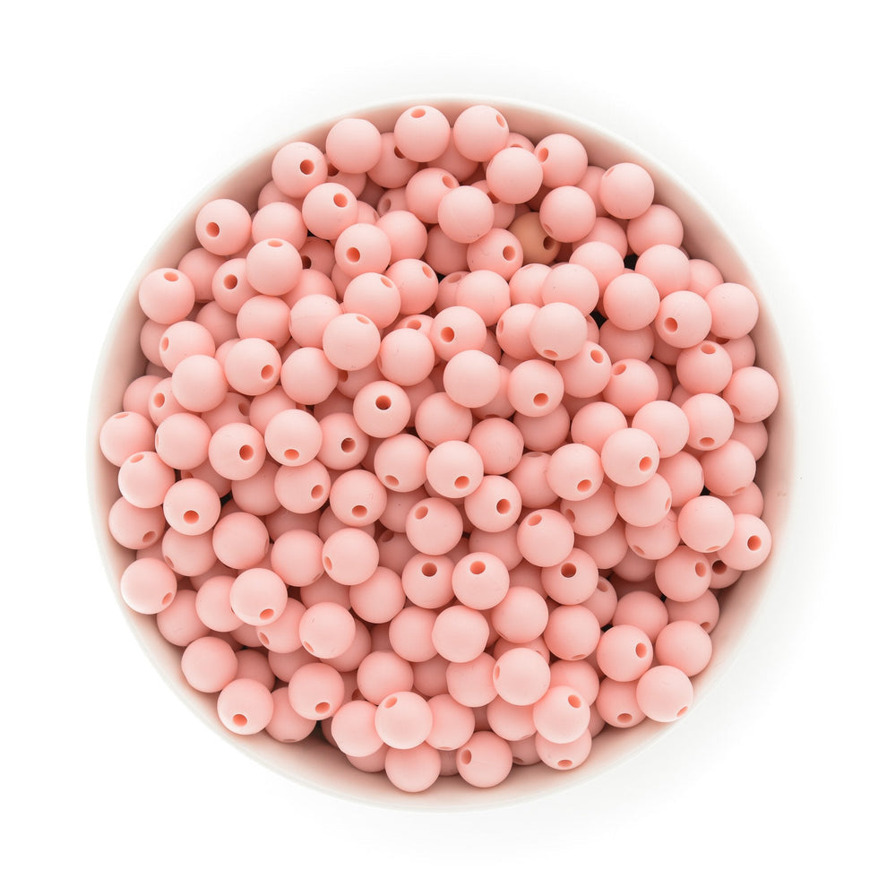 Silicone beads (10 pcs) - Round 9mm