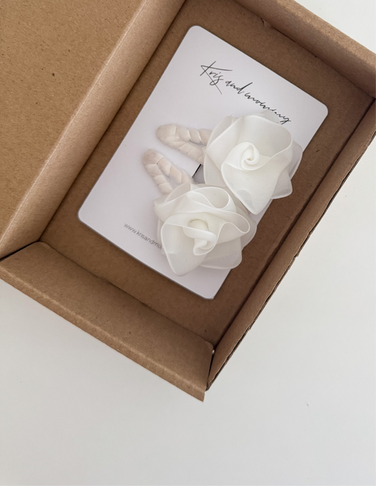 Set dveh špangic - Rose
