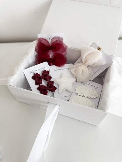 Darilni komplet špangic - Rdeči