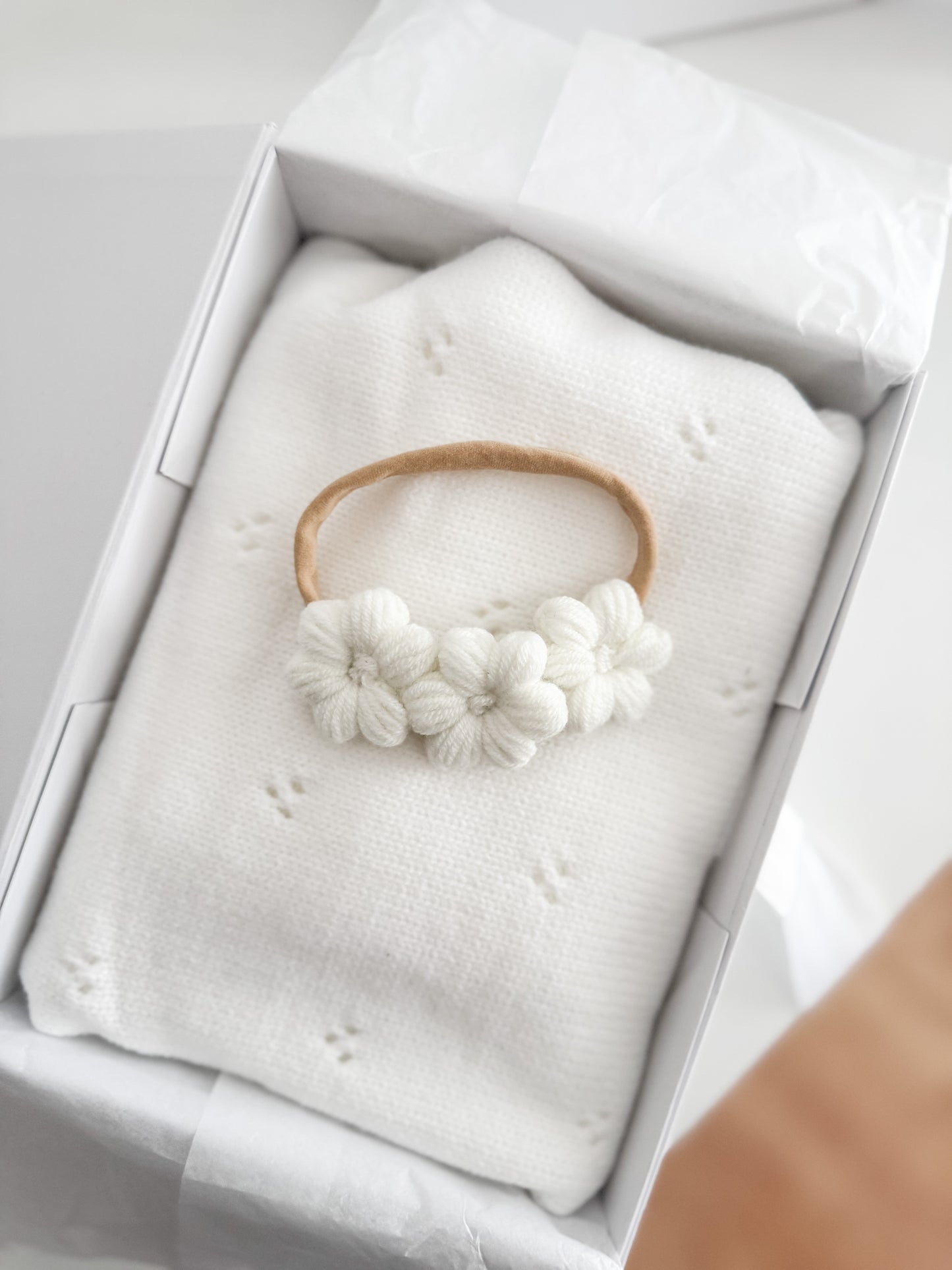 Naglavni trakec - Blossom/Crochet