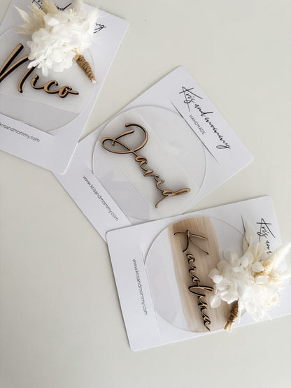 Oznanitvena kartica z imenom