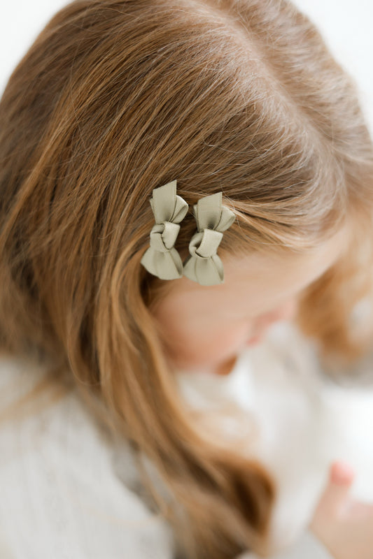 First hair clips - Set of two mini clips