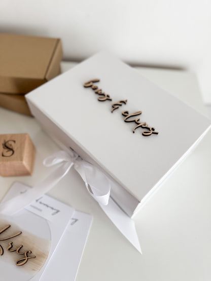 Storage box for hair ties, bows and headbands