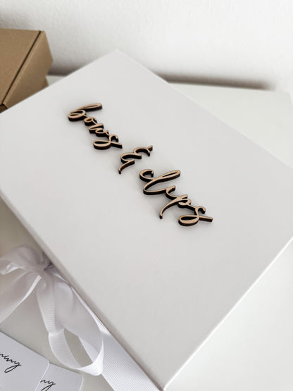 Storage box for hair ties, bows and headbands