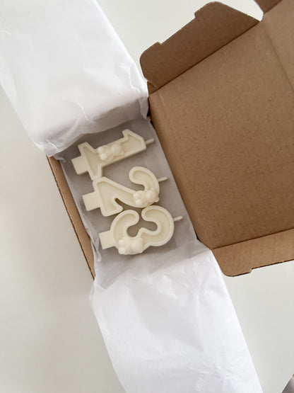 Birthday candle - Number/Teddy