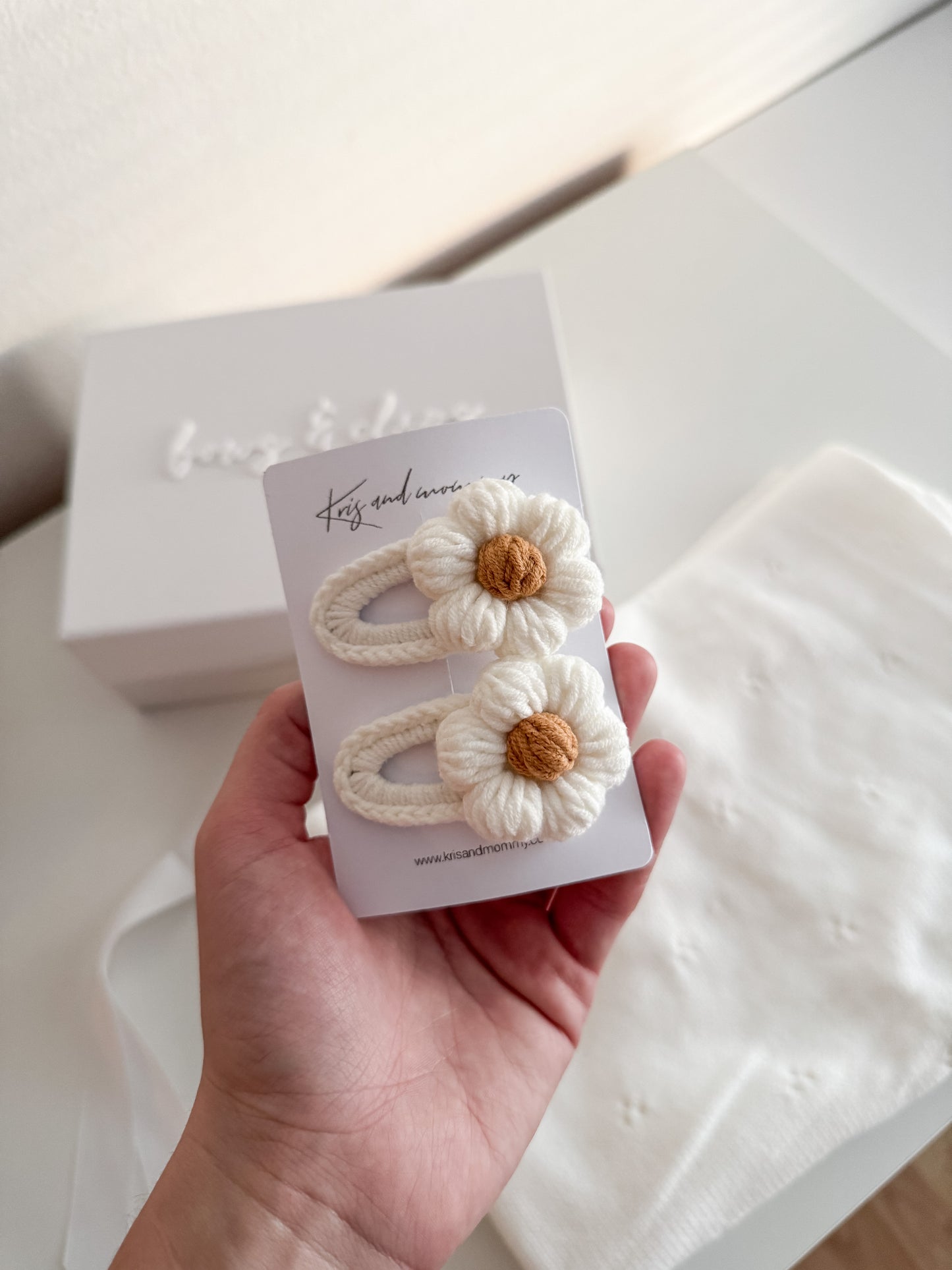 Špangica - Flower/Crochet
