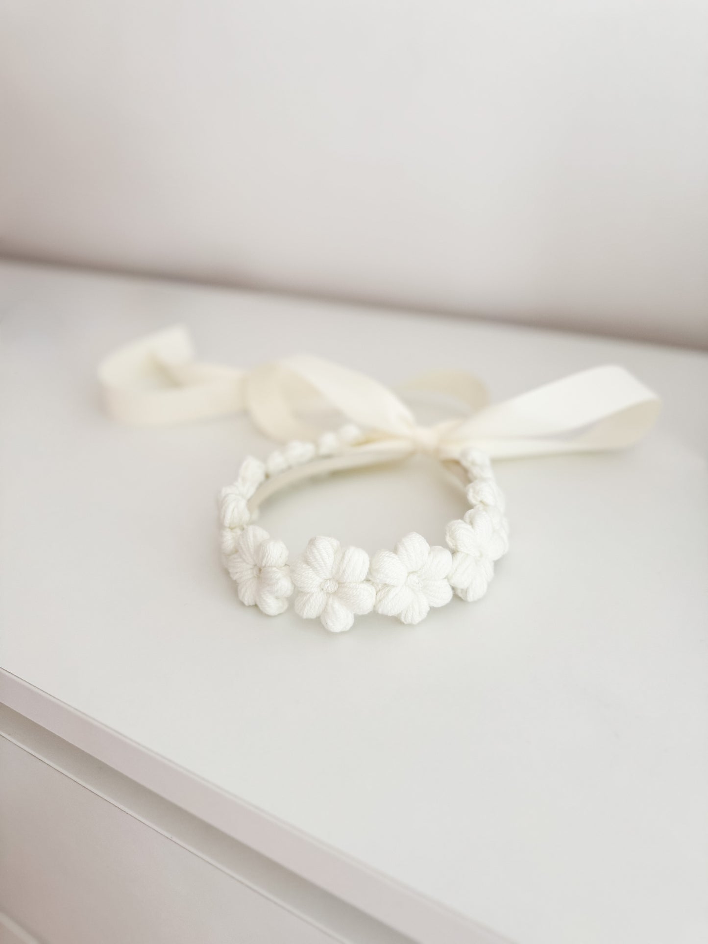 Naglavni trakec - Blossom/crochet