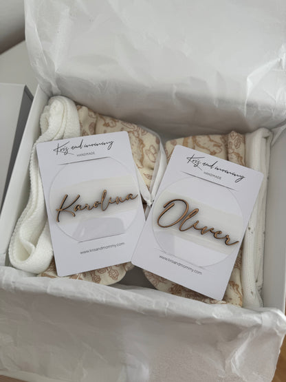 Oznanitvena kartica z imenom