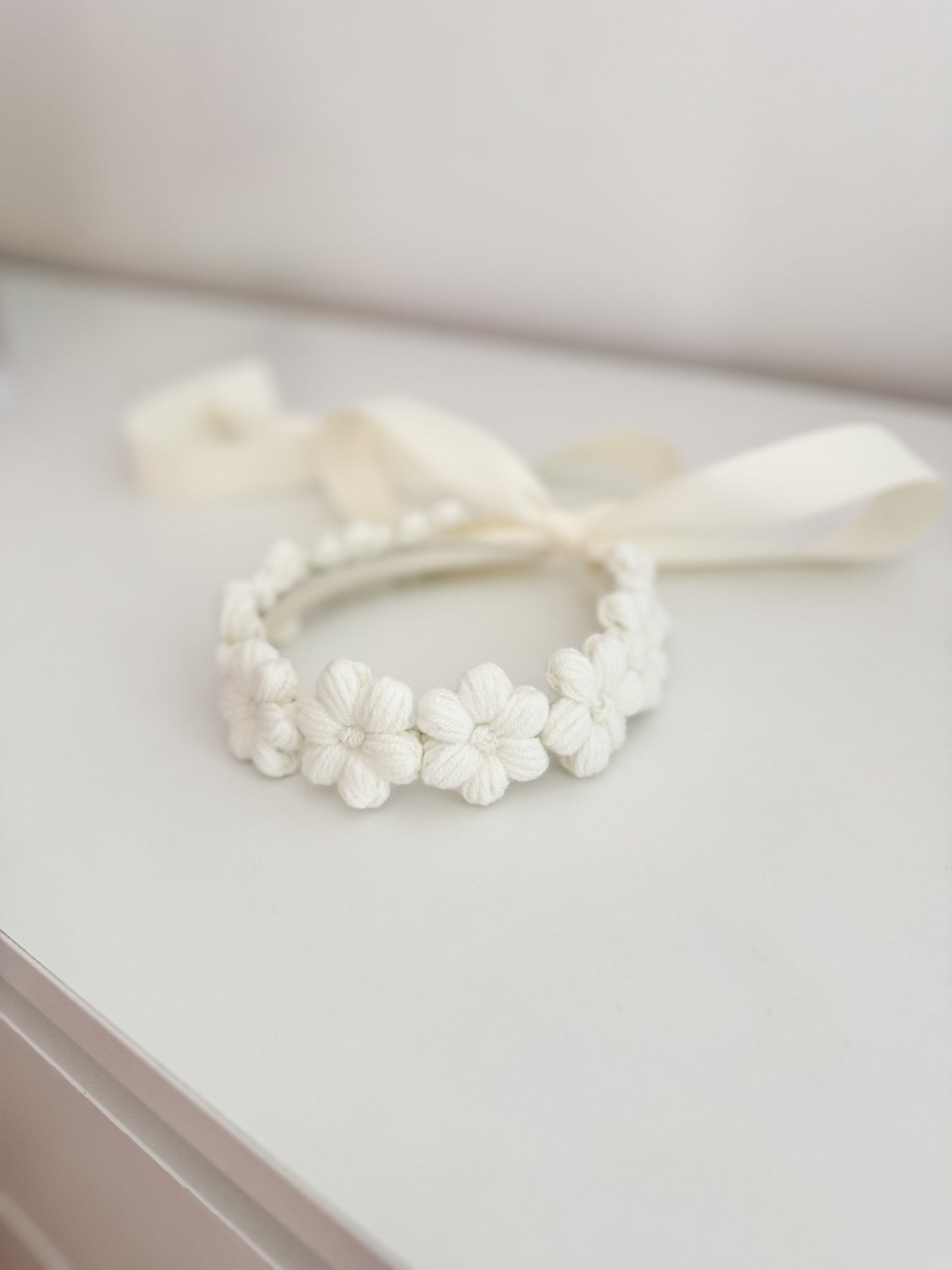 Naglavni trakec - Blossom/crochet
