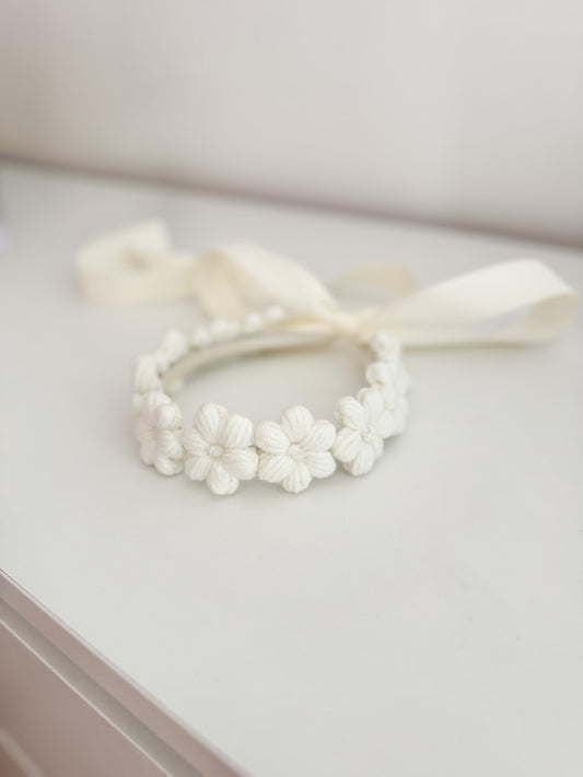 Headband - Blossom/crochet