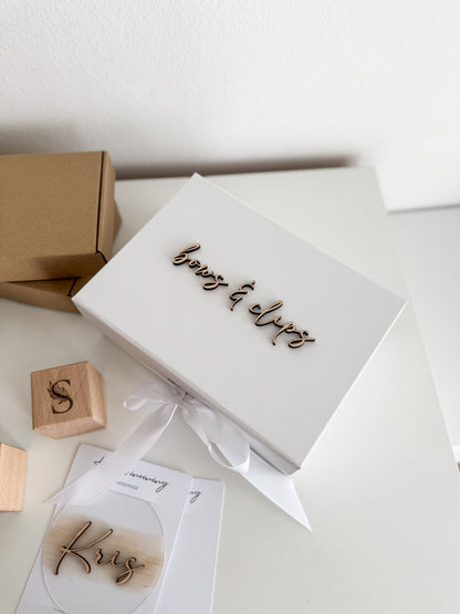 Storage box for hair ties, bows and headbands