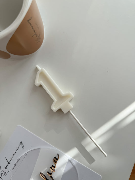 Birthday candle - Number on a stick