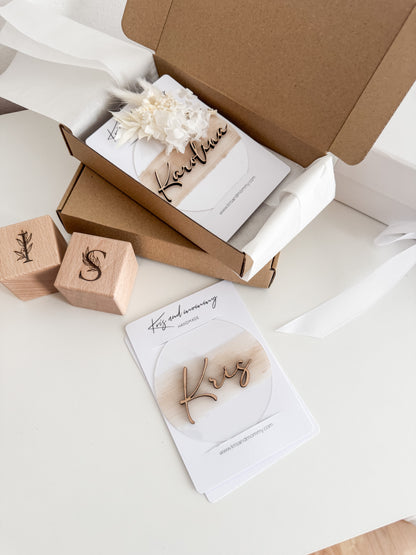 Oznanitvena kartica z imenom