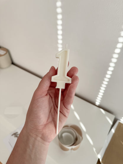 Birthday candle - Number on a stick