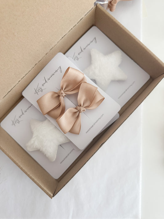 Set of 2 hairbows - Beauty