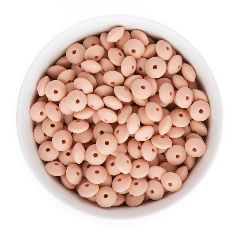 Silicone beads (10 pcs) - Lentil 12mm