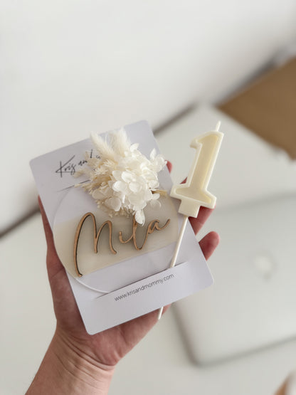 Birthday candle - Number on a stick