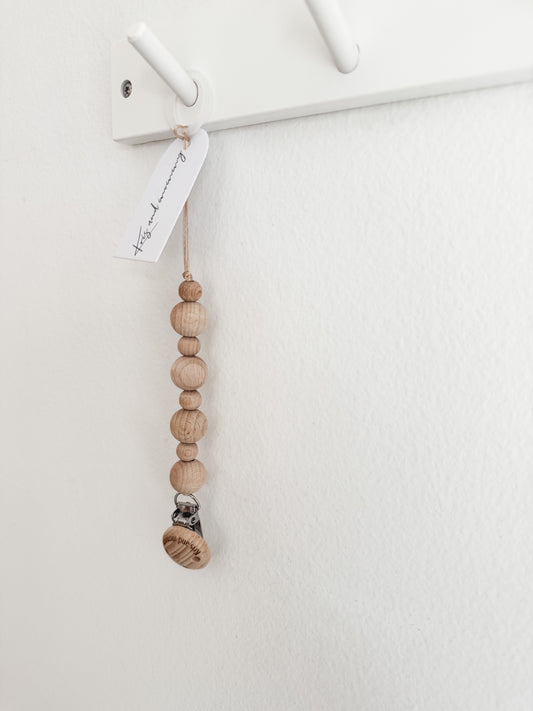 Priponka za dudo - Noe/Wood