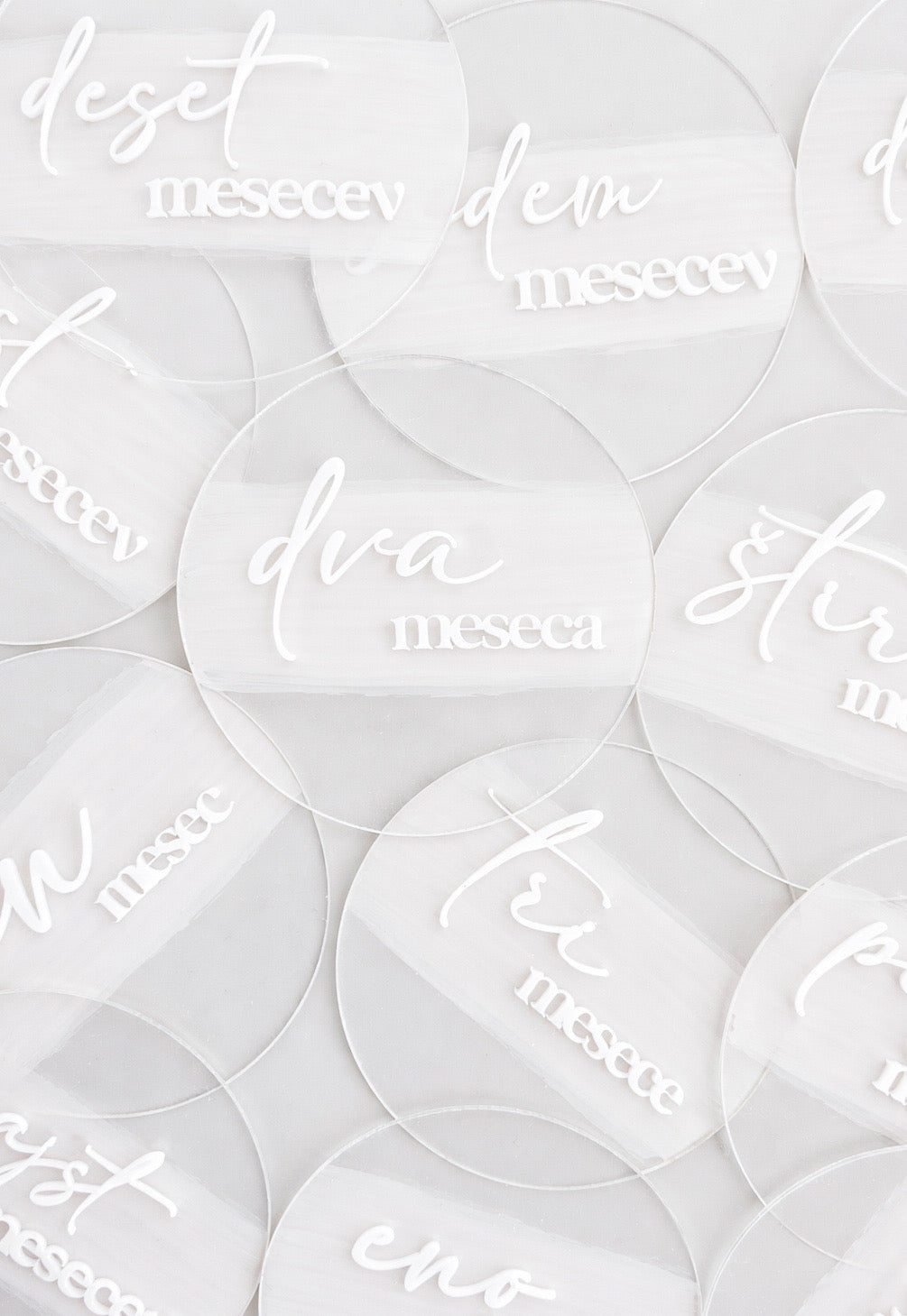 Kartice mejnikov za dojenčka