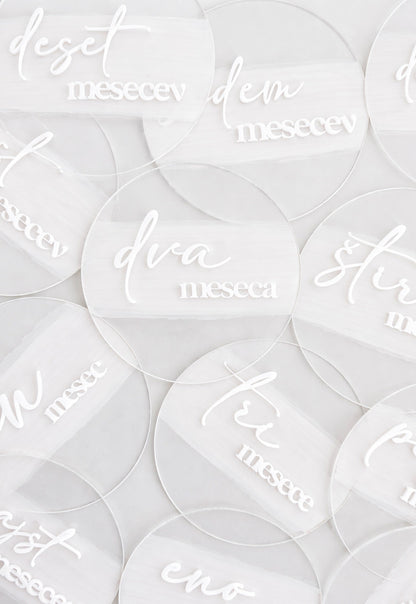 Kartice mejnikov za dojenčka