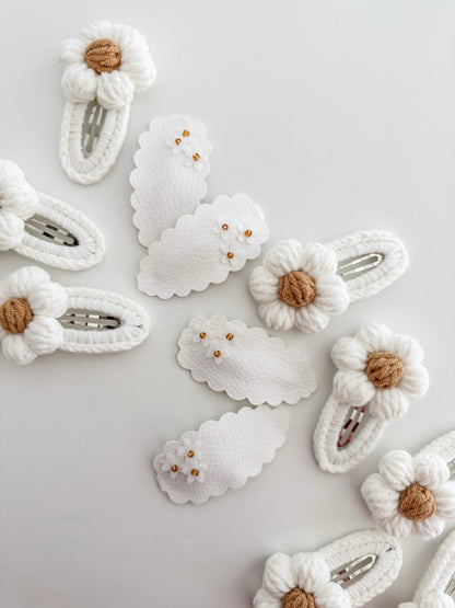 Hair clip - Flower/Crochet