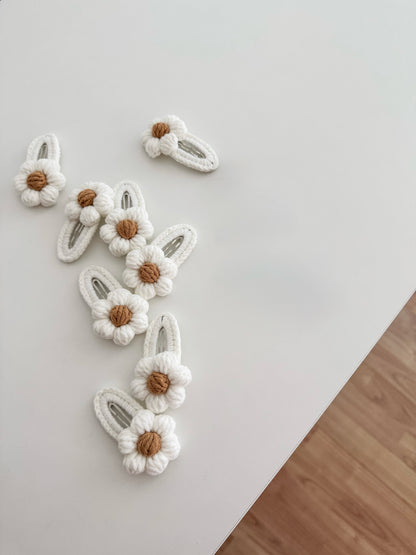 Hair clip - Flower/Crochet