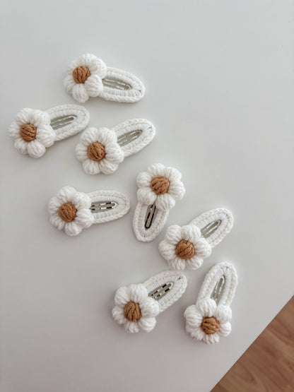 Hair clip - Flower/Crochet
